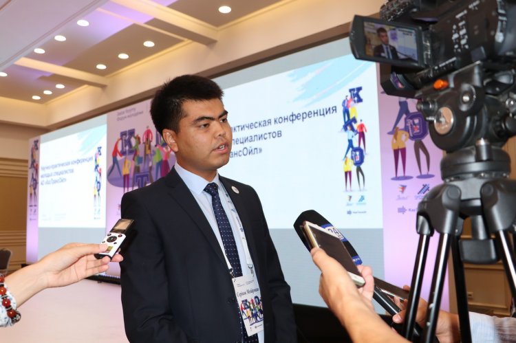 В Актау молодые специалисты АО «КазТрансОйл» обсудили перспективы развития компании