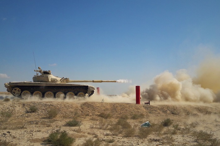 В Мангистау прошли стрельбы танкистов