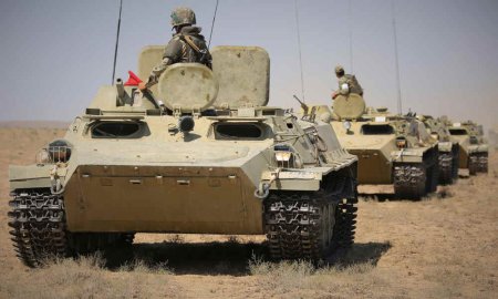 В Мангистауской области проходят военные учения