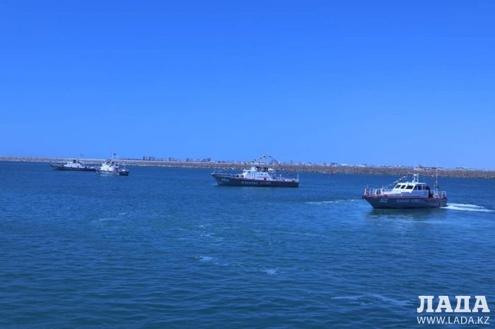 В морском порту Актау презентовали корабль «Нұр-Сұлтан»