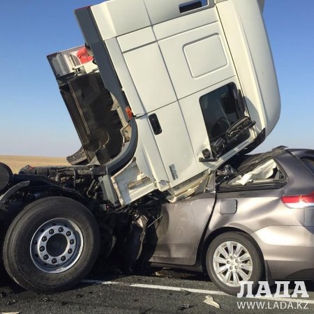В аварии на трассе Атырау-Кульсары погибли три жителя Мангистау