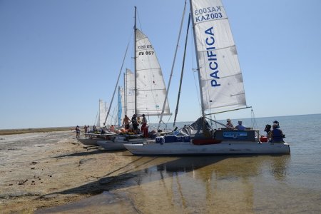 Международная парусная регата прошла в Актау