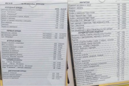 Цены в "акиматовской столовой" обсуждают в Казнете 