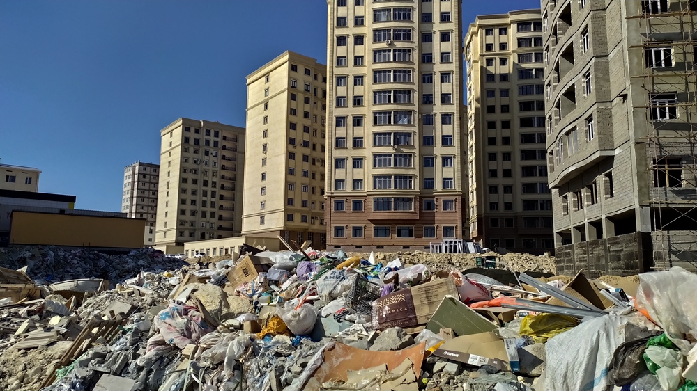 Строительство новых домов в Актау