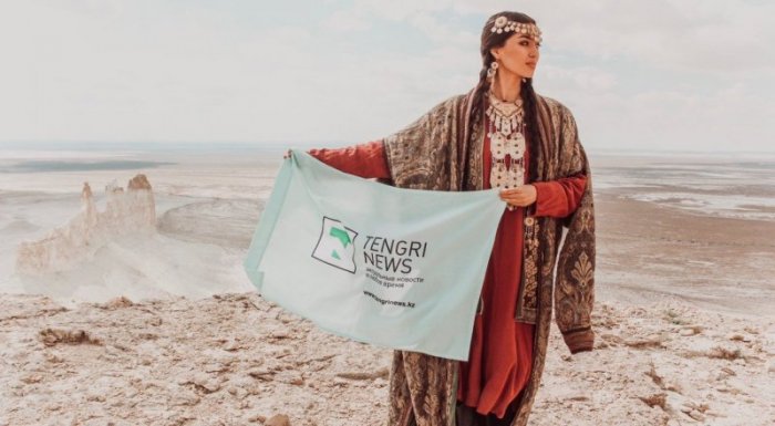 «Мисс Казахстан» Мадина Батык провела съемки в урочище Босжира