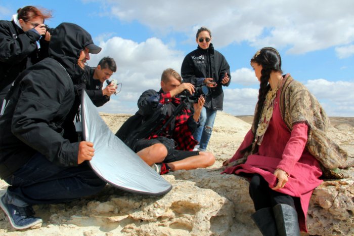 «Мисс Казахстан» Мадина Батык провела съемки в урочище Босжира