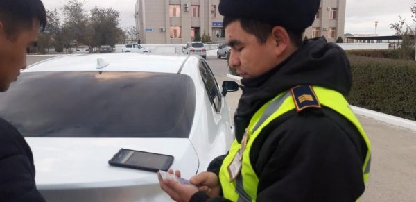 За один день полицейские оштрафовали 89 нарушителей на дорогах в Мангистау
