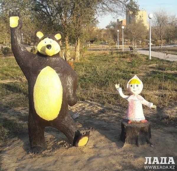 В Актау «поселились» сказочные персонажи