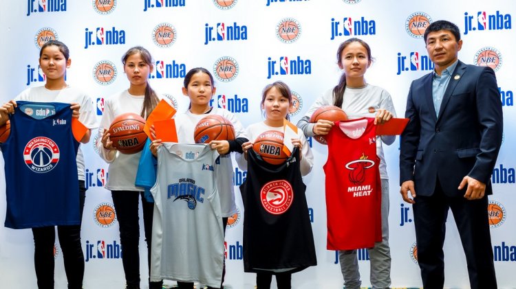 В Актау стартовал второй сезон юниорской Лиги Jr.NBA Kazakhstan