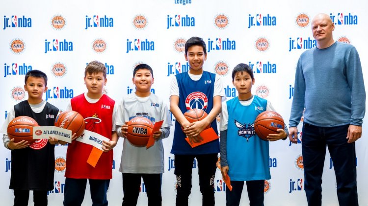 В Актау стартовал второй сезон юниорской Лиги Jr.NBA Kazakhstan