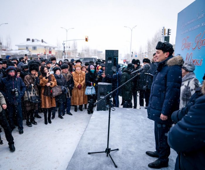 В Нур-Султане открыли улицу имени Абиша Кекилбаева