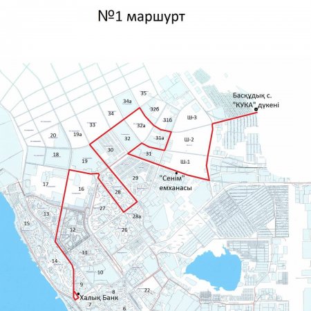 В Актау вновь запустят автобусный маршрут №1