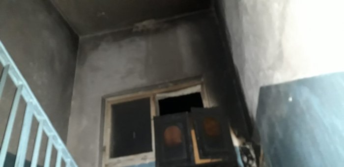 В 12 микрорайоне Актау произошло горение шкафа в жилом доме
