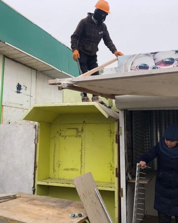 Незаконные торговые точки закрыли в Актау