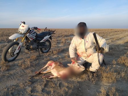 Охотников на джейрана задержали полицейские Мангистау