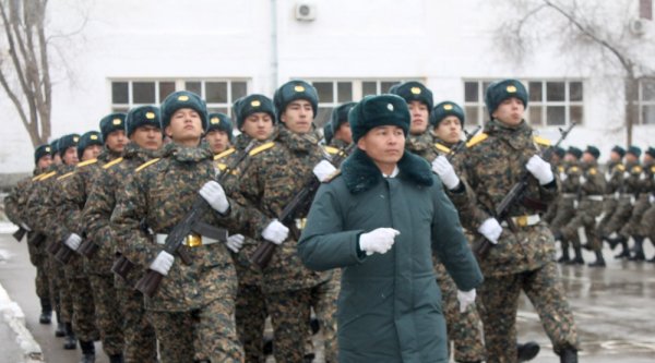 Гвардейцы приняли присягу в Актау