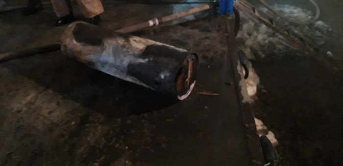 В Актау сгорел склад с бытовой техникой