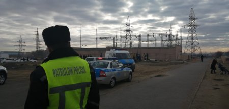 У торгового центра «Жигер» в Актау выставили полицейское оцепление