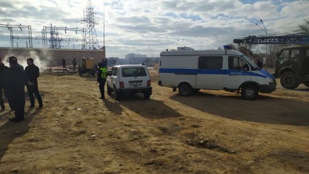 У торгового центра «Жигер» в Актау выставили полицейское оцепление