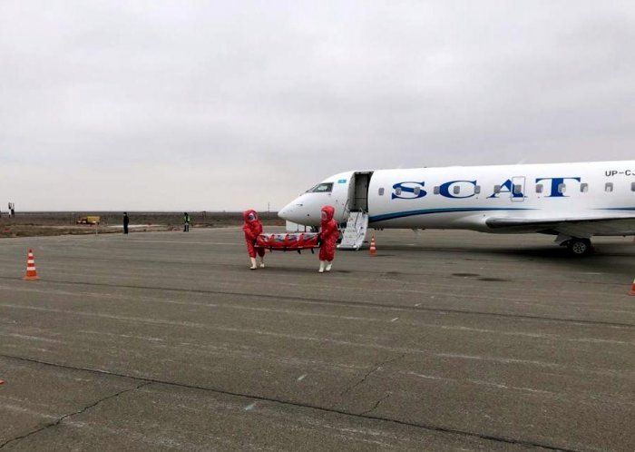 Пассажир с коронавирусом: В международном аэропорту Актау прошли учения