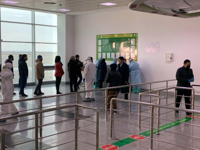 Пассажир с коронавирусом: В международном аэропорту Актау прошли учения