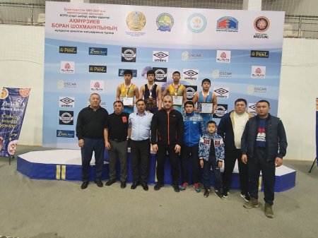 Команда из Мангистау заняла первое место на международном чемпионате по вольной борьбе