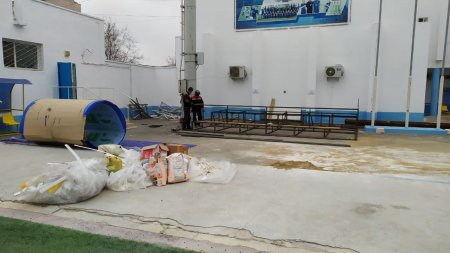 Готовность футбольного стадиона «Жас Канат» в Актау проверят перед стартом Премьер-Лиги Казахстана