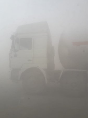 Вниманию водителей: Мангистау накрыла пыльная буря