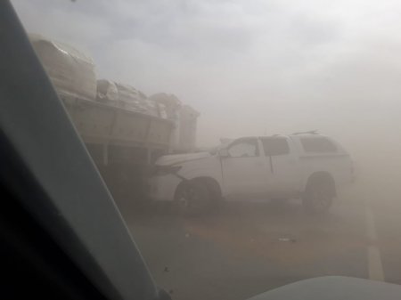 Вниманию водителей: Мангистау накрыла пыльная буря