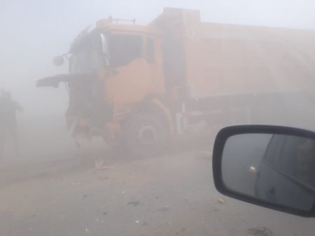Вниманию водителей: Мангистау накрыла пыльная буря
