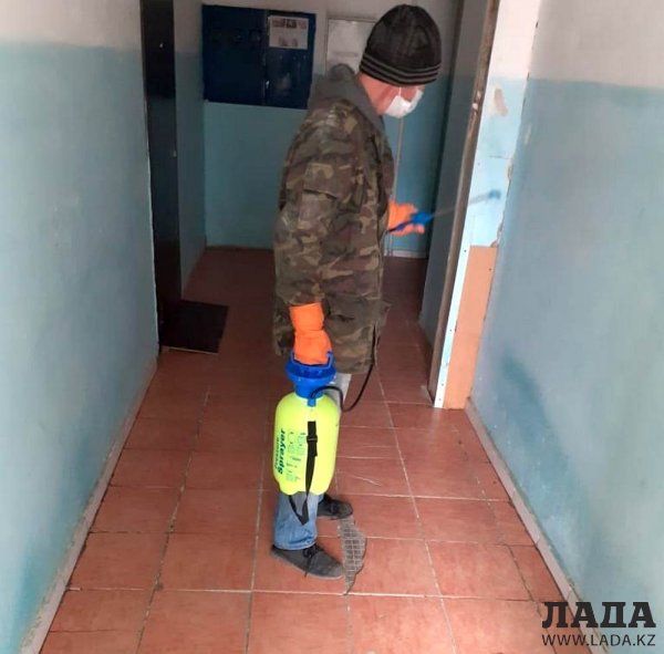 Общежитие продезинфицировали в Актау