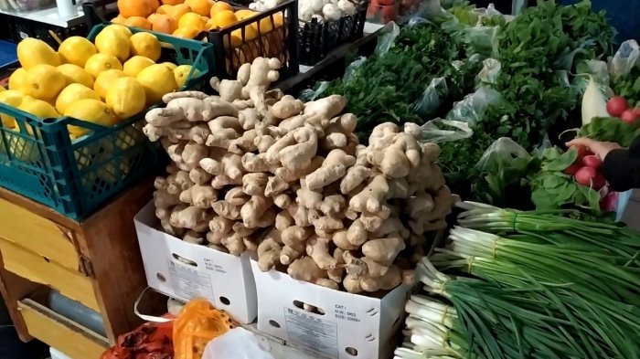 Имбирь исчез с прилавков магазинов Актау