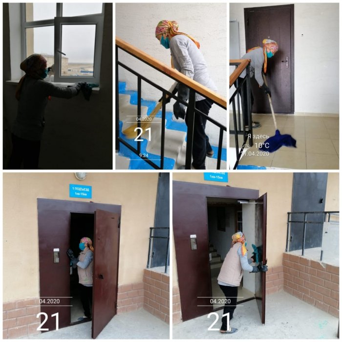 В Актау продолжается ежедневная дезинфекция