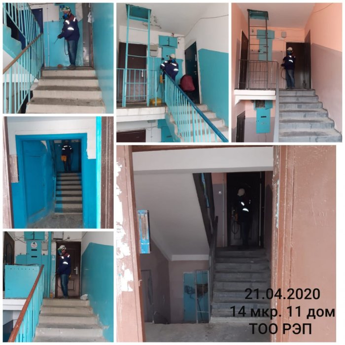 В Актау продолжается ежедневная дезинфекция