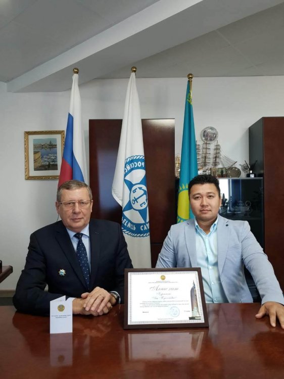 25 апреля 60-летний юбилей отмечает директор филиала учреждения «Российский морской регистр судоходства» в Казахстане Геннадий Николаевич Одинцов