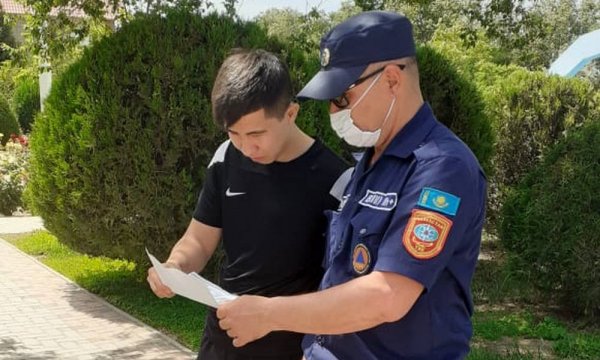 Спасатели провели рейд на пляжах и базах отдыха Актау