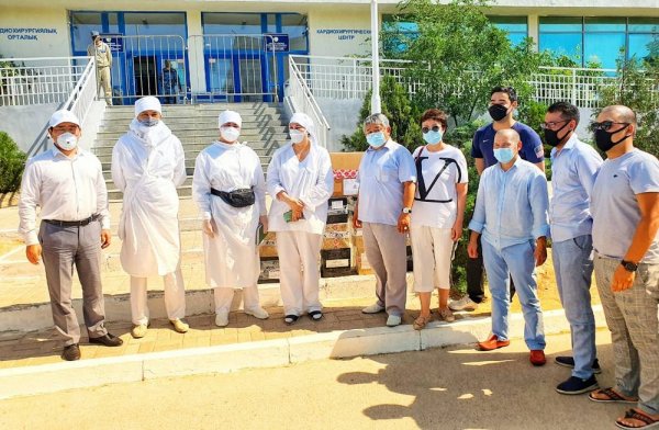 Компания-спонсор закупила аппараты ЭКГ для больницы в Актау