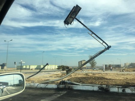 В Актау в результате ДТП загорелся автомобиль