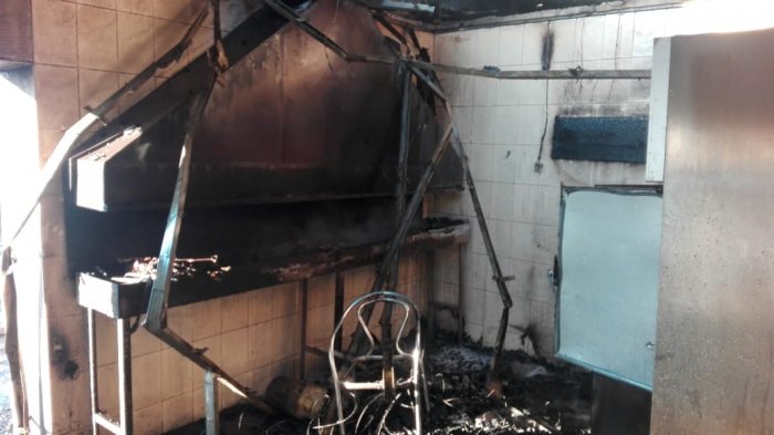 На базе отдыха Stigl в Актау сгорел ресторан