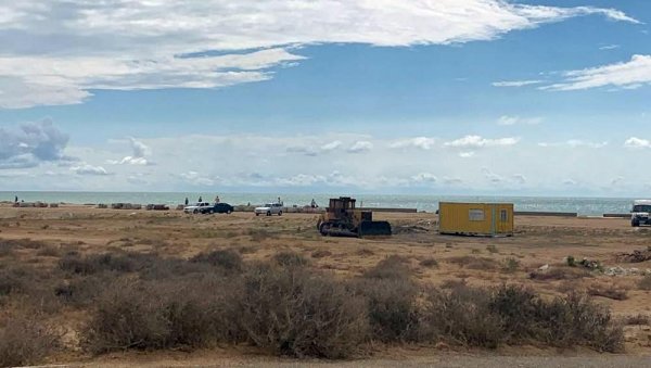 В Форт-Шевченко строят амфитеатр и набережную