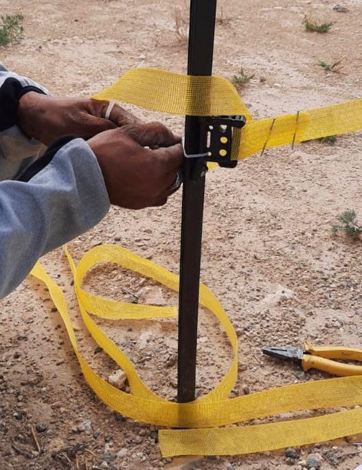 Ограждения «Электрический пастух» установили на трассах в Мангистауской области