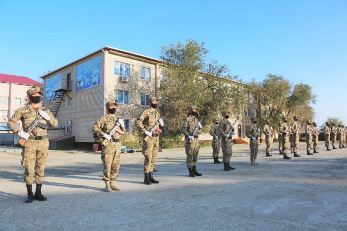 Мангистауские курсанты присягнули на верность Родине