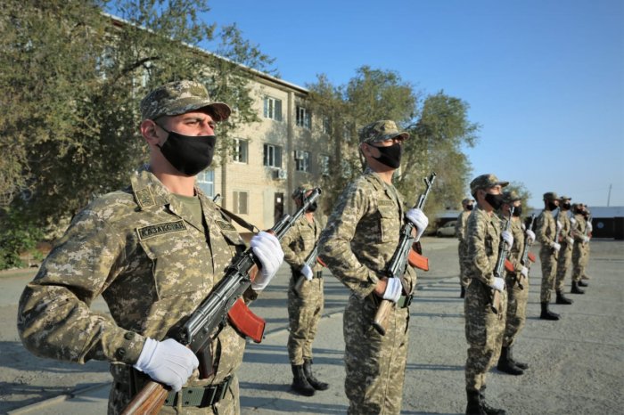 Мангистауские курсанты присягнули на верность Родине