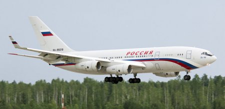 Российский президентский борт приземлился в Ереване: трек самолета
