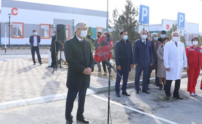В Актау открыли модульную инфекционную больницу