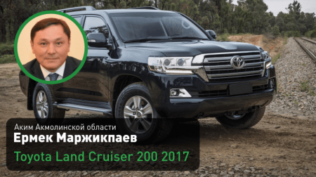 На каких авто ездят акимы казахстанских областей