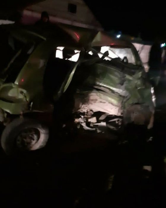 ДТП с участием четырёх автомобилей произошло в селе Кызылсай