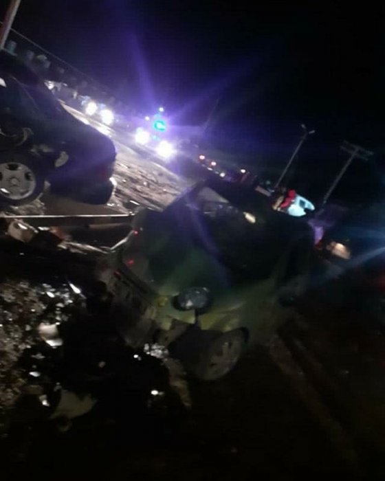 ДТП с участием четырёх автомобилей произошло в селе Кызылсай