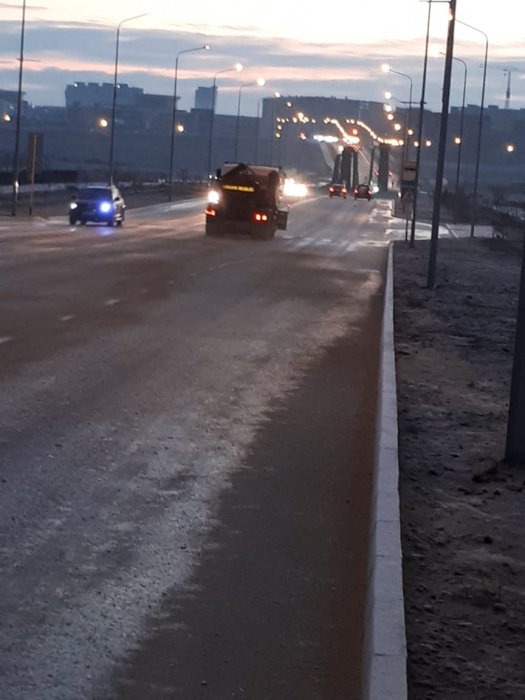 ТОО «Кала жолдары»: Это не наши рабочие. У нас спецтехника работает на дорогах в Актау