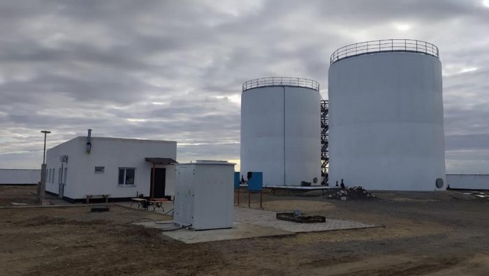 В Каракиянском районе завершено строительство двух резервуаров для воды